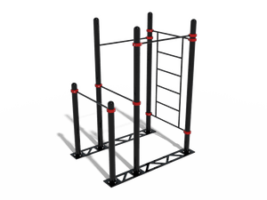 Шведская стенка, 2 турника и брусья